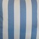 preview thumbnail 2 of 0, Ilaam Stripes Baby Blue Feather Filled Throw Pillow