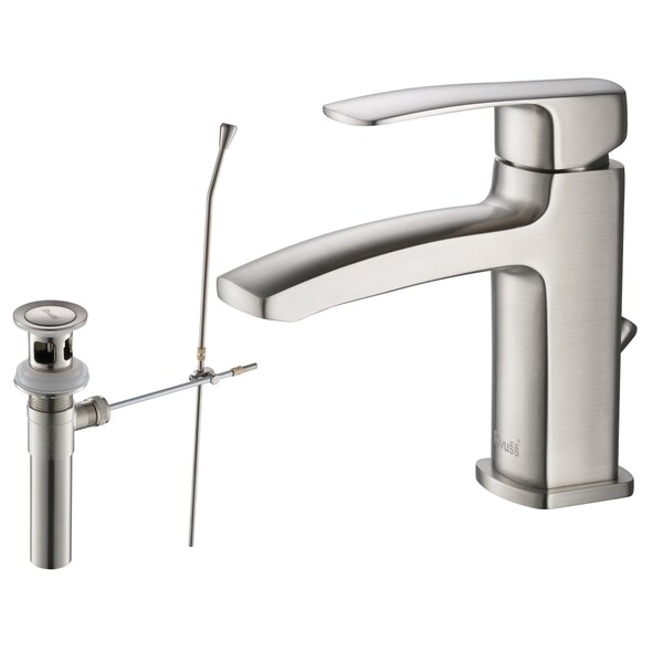 Rivuss Ebro Lead Free Solid Brass Single Lever Bathroom Faucet Brushed