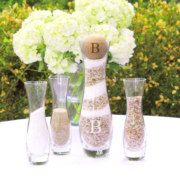 Shop Personalized Rustic 4 Piece Unity Sand Ceremony Set Free