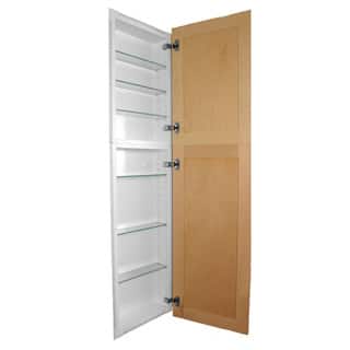 Wg Wood Products Bathroom Cabinets Storage Online At Brand Wg Wood Products 62 Inch Shaker Style Frameless Recessed In Wall Bathroom Medicine Storage Pantry Cabinet