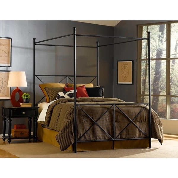 Excel Queen-size Canopy Bed by Fashion Bed Group - Free Shipping ... - Excel Queen-size Canopy Bed by Fashion Bed Group