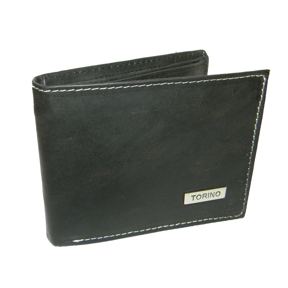 Torino Cowhide Leather Horizontal Flap Bi fold Wallet