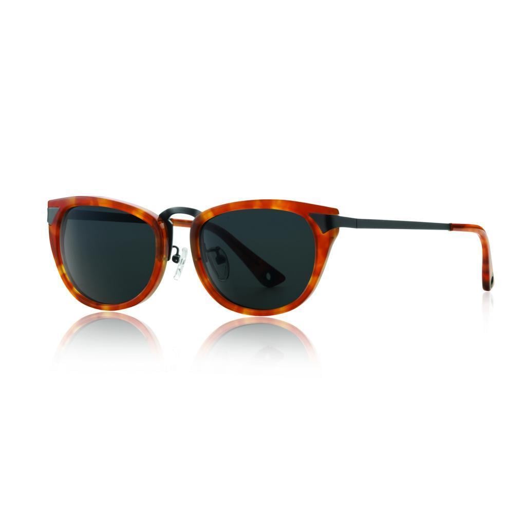 Raen Asper Bengal Tortoise And Gunmetal Sunglasses With Smoke Lenses