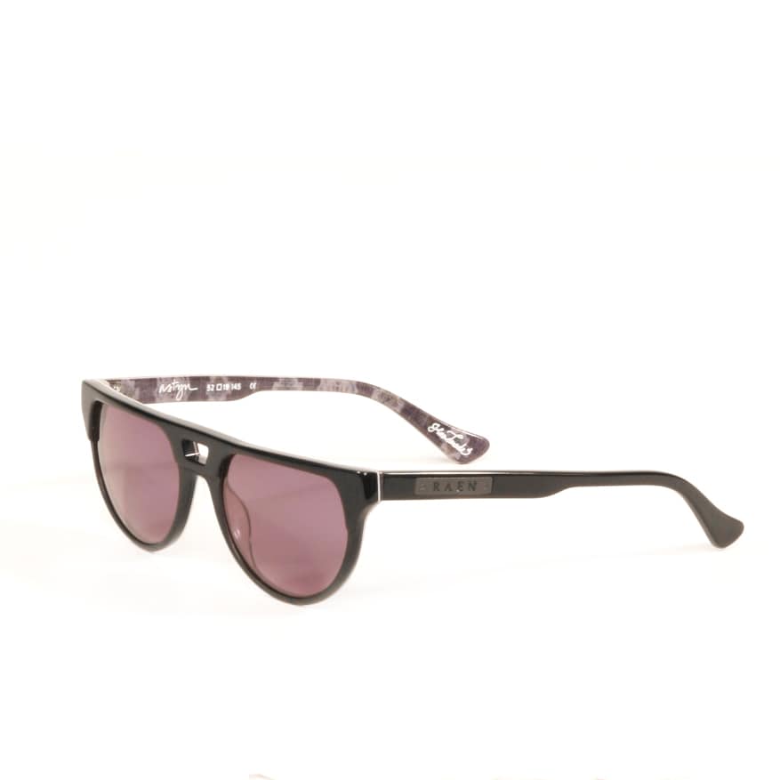 Raen Astyn Black And Nomad Sunglasses With Smoke Lenses