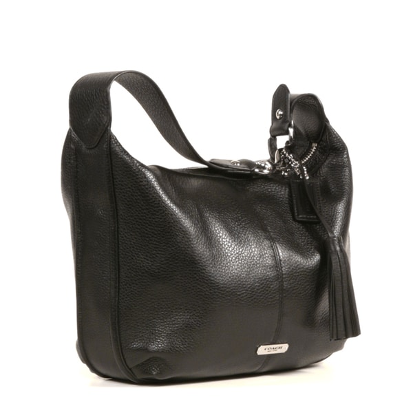 coach avery leather hobo shoulder bag