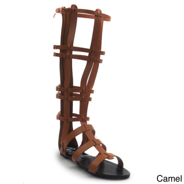 tall strappy sandals