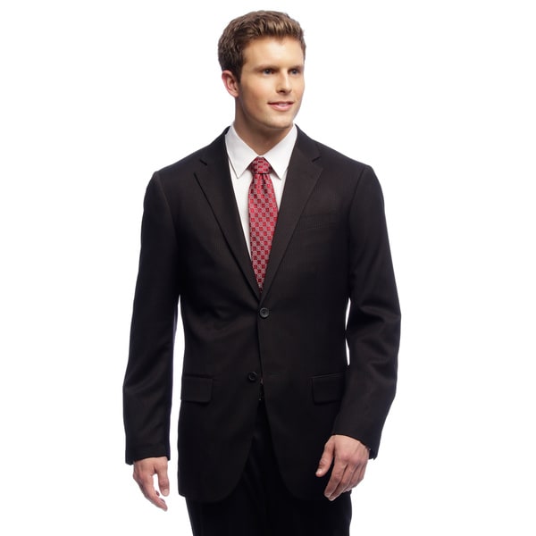 Shop Dockers Men's Black Striped Suit Separates Coat - Free Shipping ...