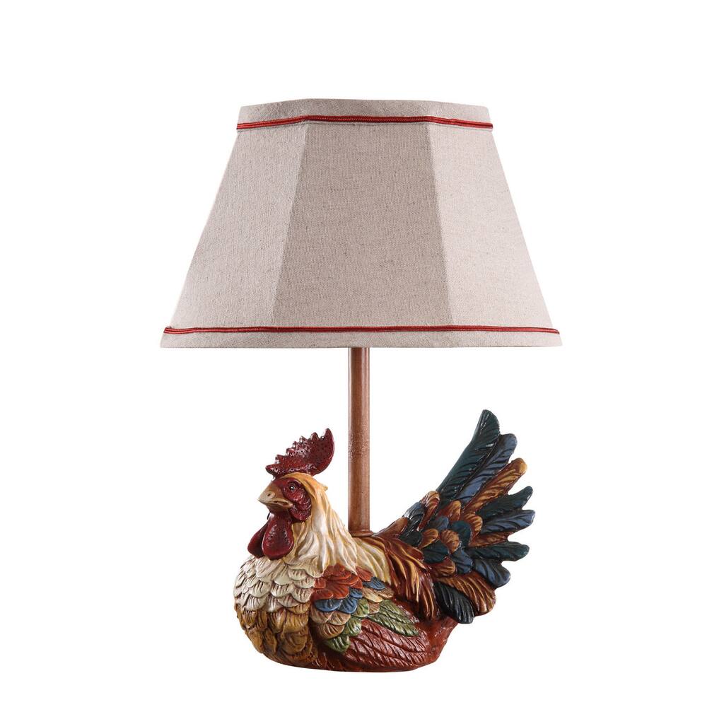 Somette Rooster Table Lamp