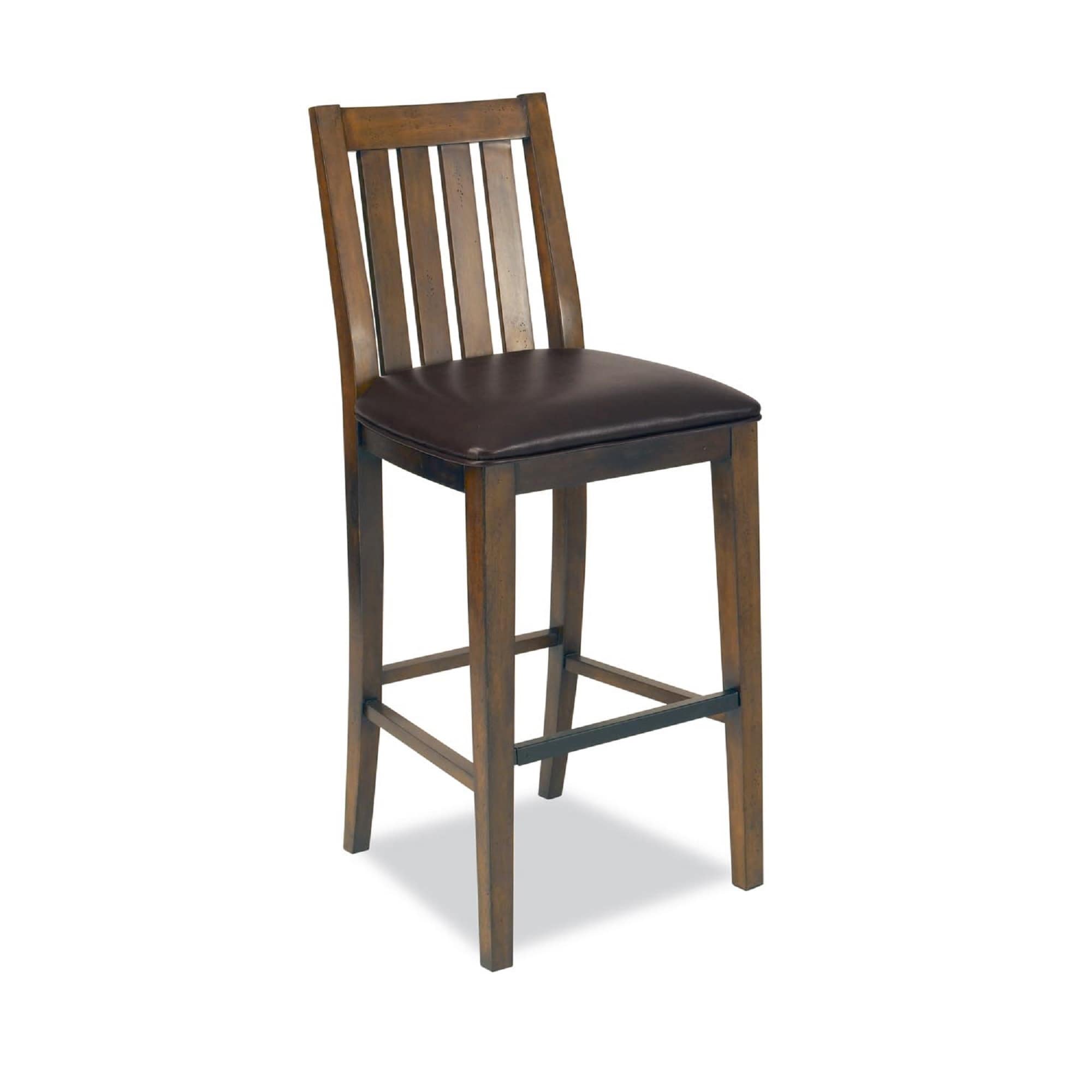 Arts And Crafts Bar Stool Distressed Oak Finish