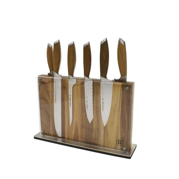  Schmidt Brothers - Bonded Teak, 7-Piece Knife Set