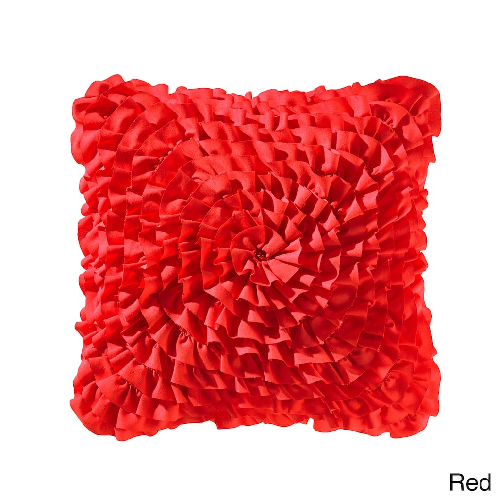 Teen Vogue Ruffle 14-inch Decorative Throw Pillow