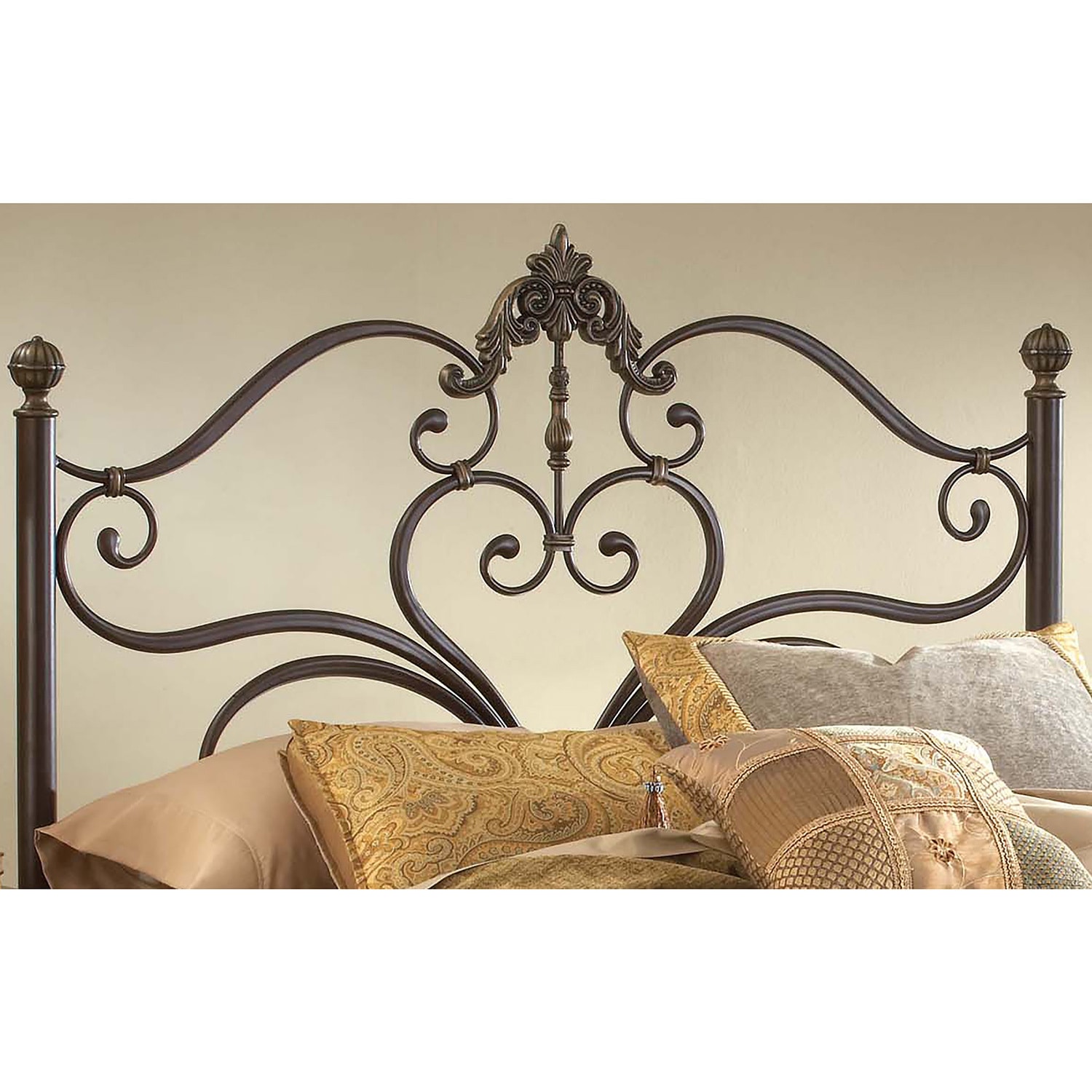 Hillsdale Newton Headboard Brown Size Queen