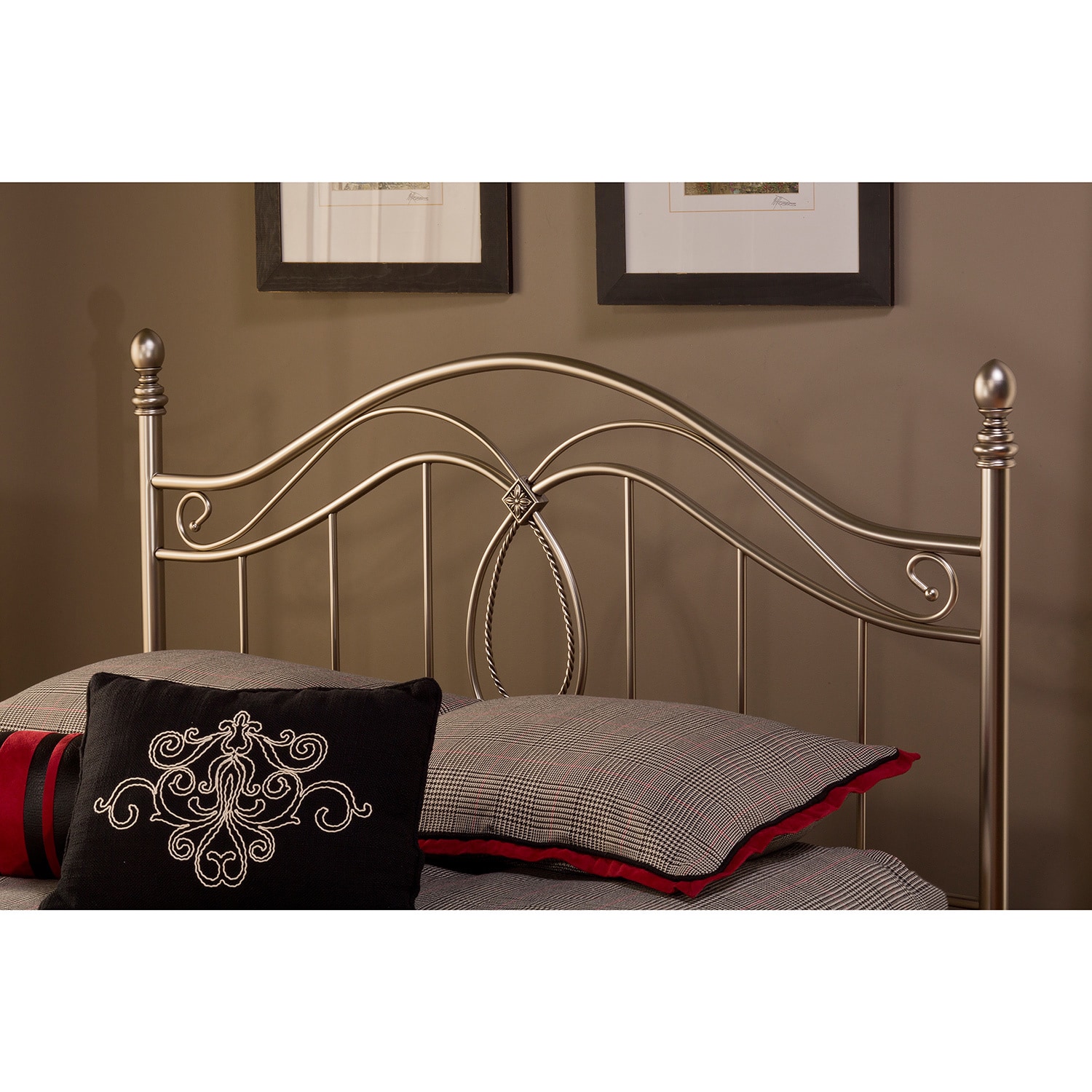 Hillsdale Milano Headboard Silver Size Queen