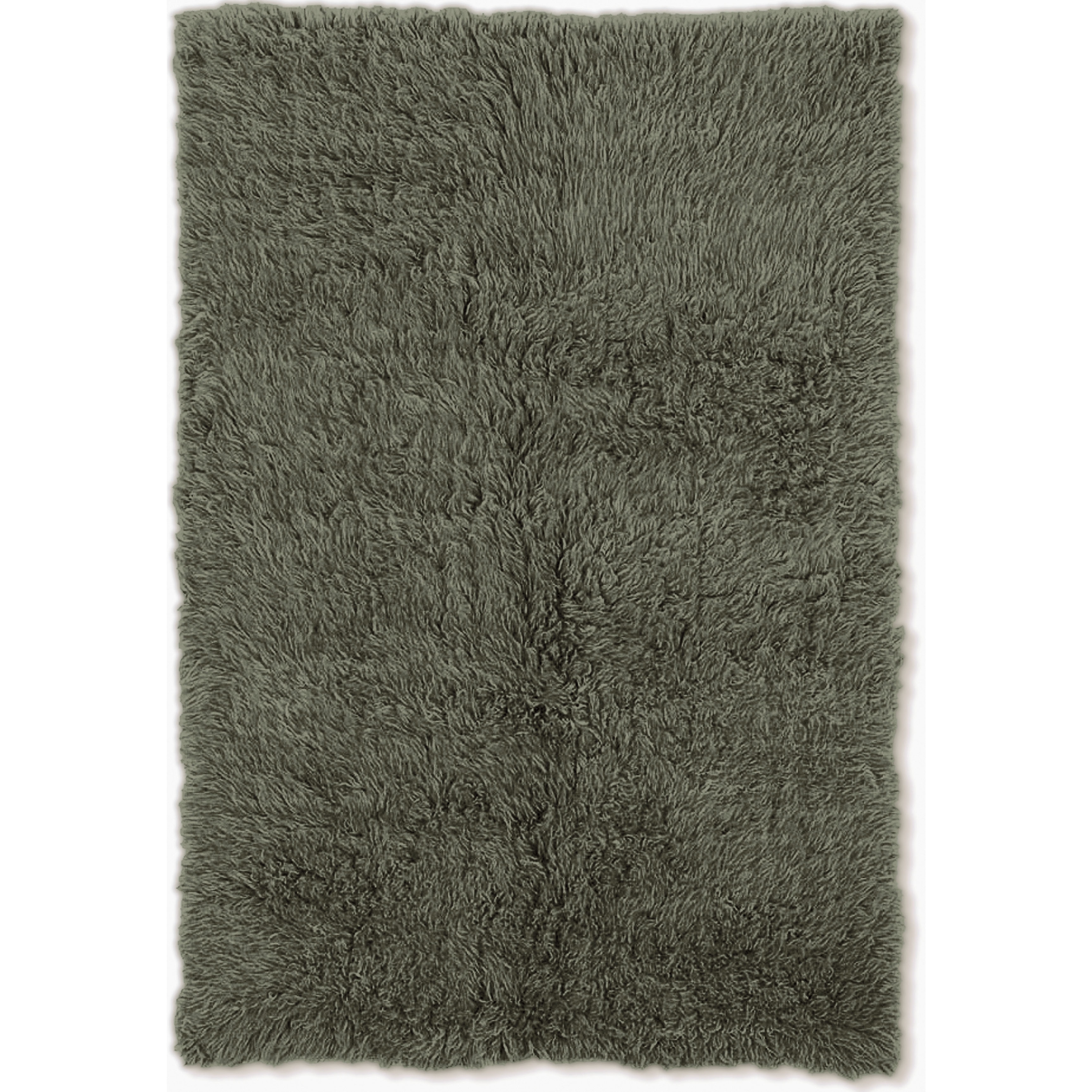 Flokati Heavy Olive Rug (2 X 5)