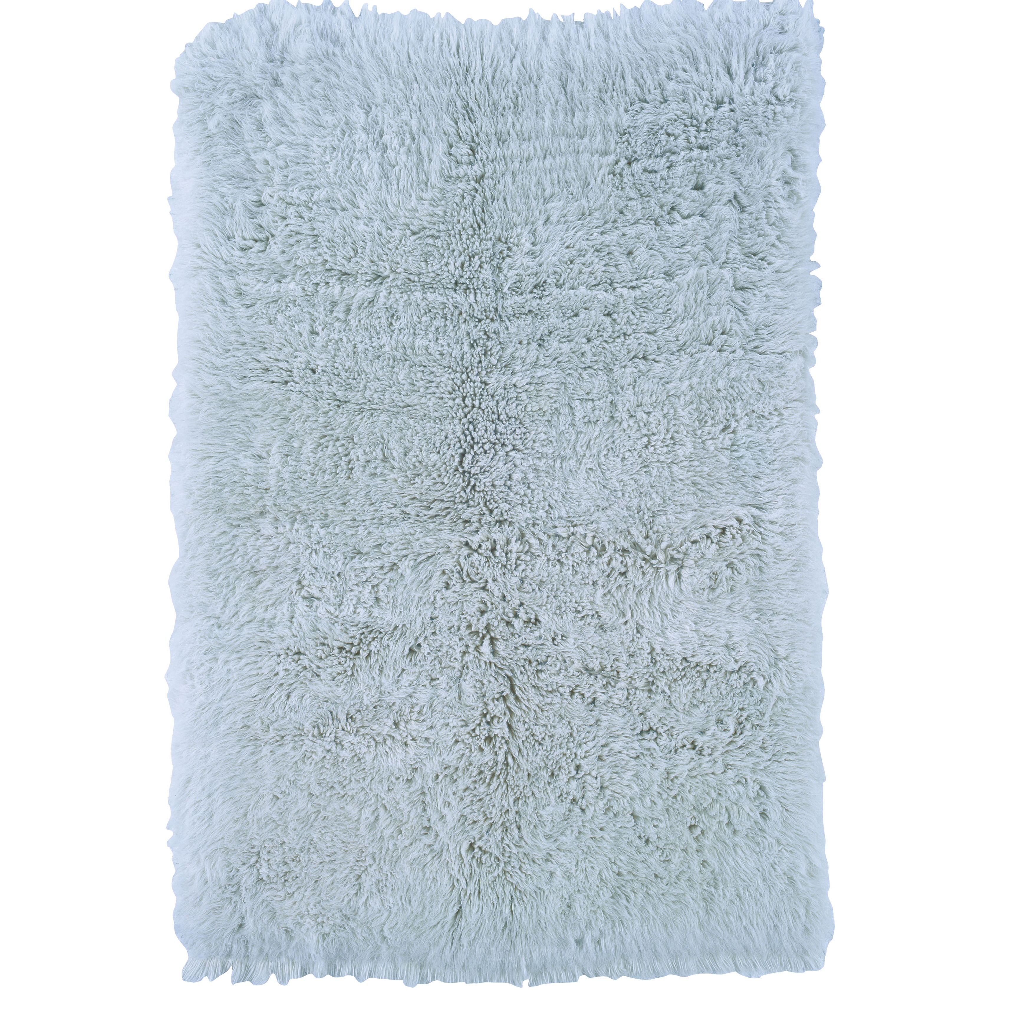 Flokati Heavy Pastel Blue Rug (2 X 5)