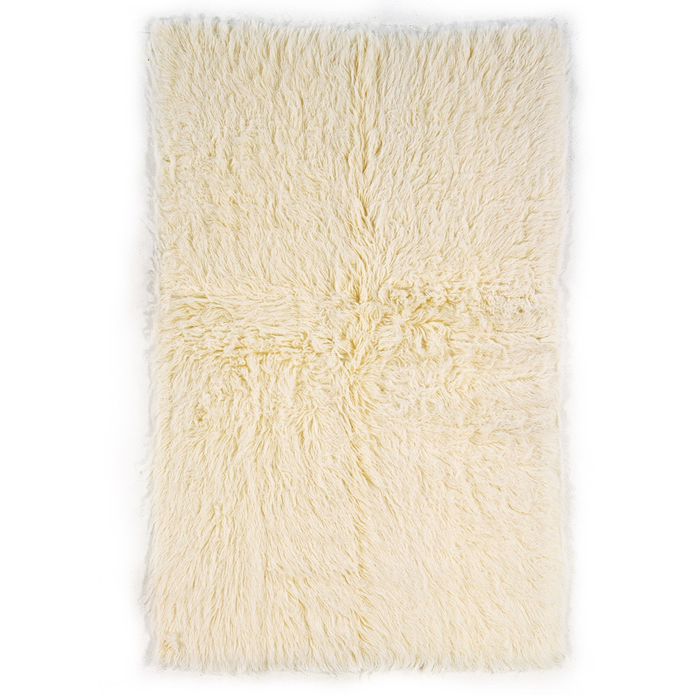 Flokati Heavy Natural Rug (2 X 5)