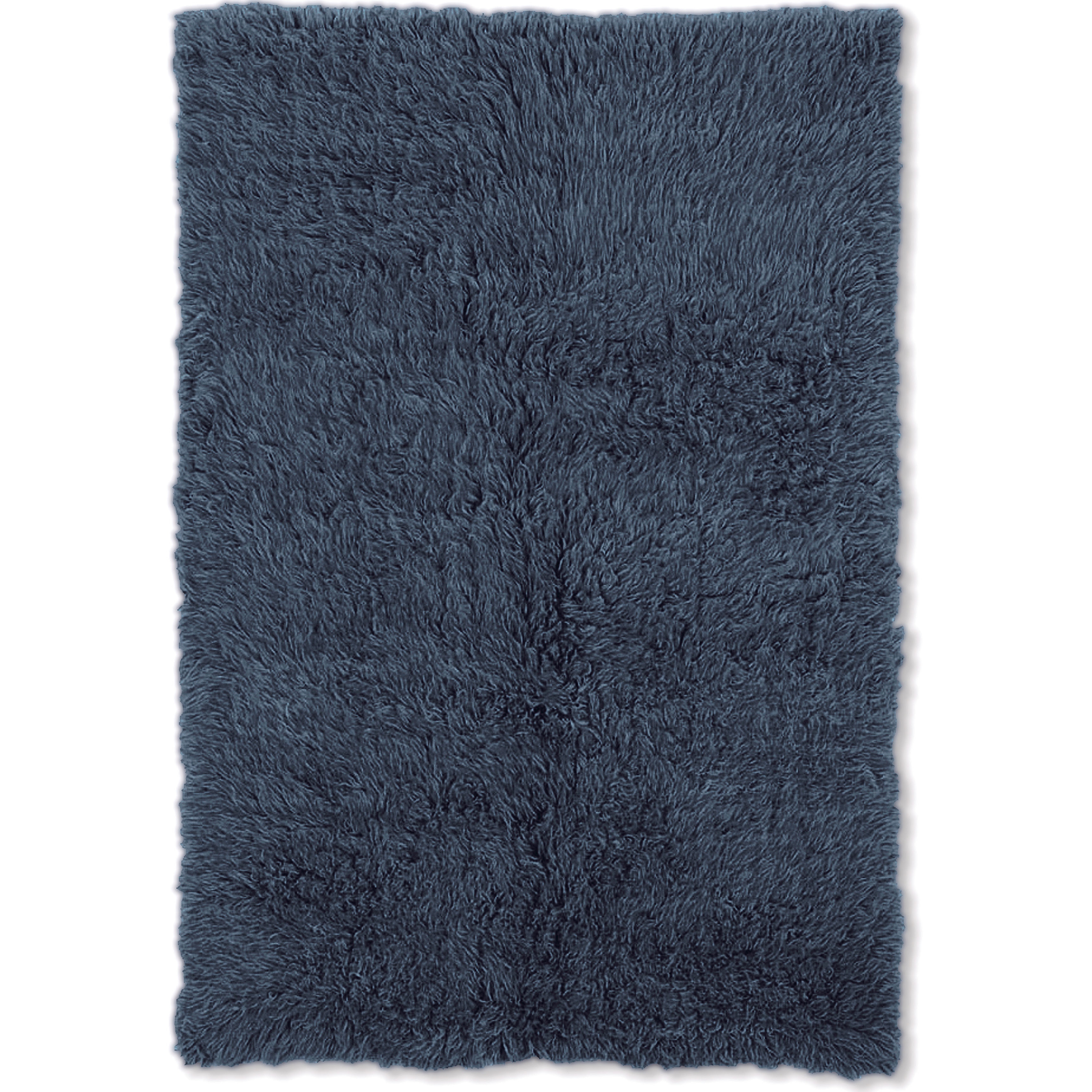 Flokati Heavy Denim Blue Rug (2 X 8)