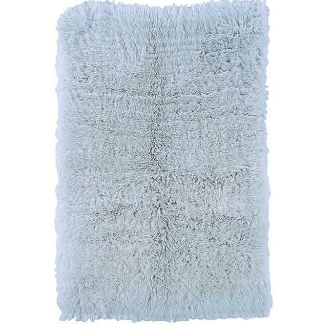 Flokati Heavy Pastel Blue Rug (4 X 6)