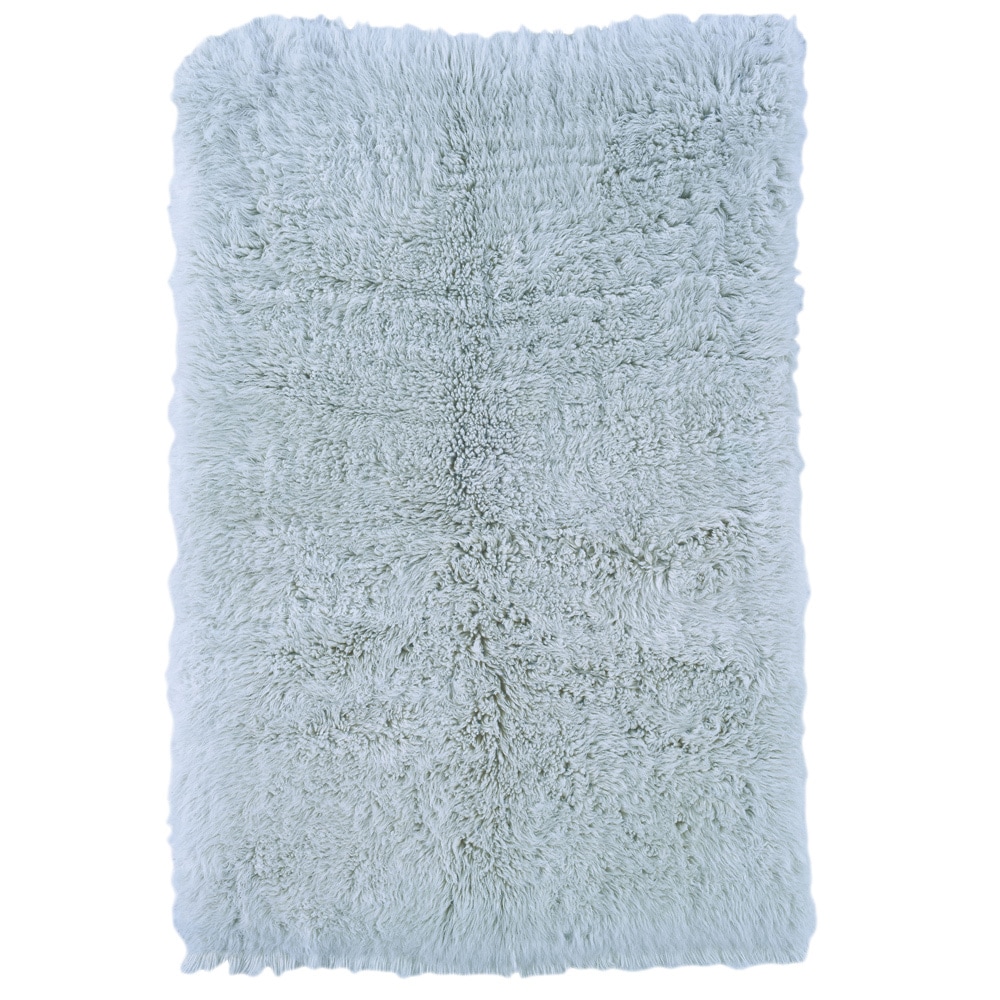 Flokati Heavy Pastel Blue Rug (8 X 10)