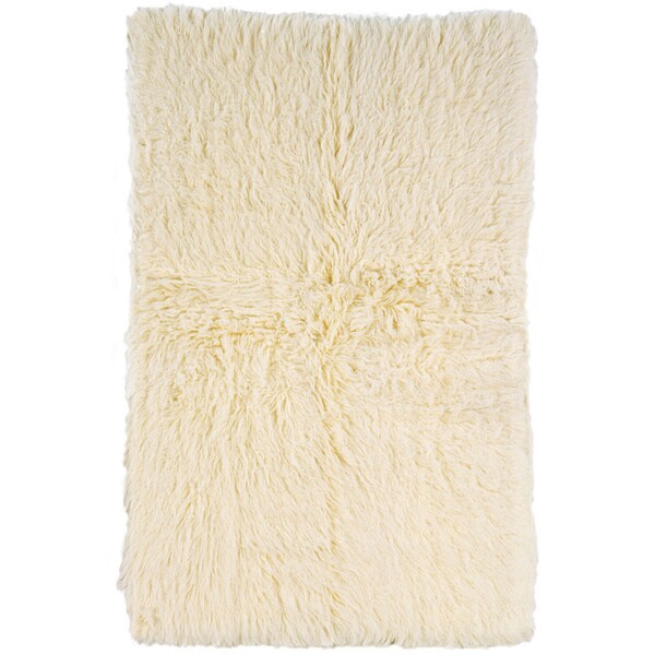 Linon Flokati Super Heavy Natural Rug (10' x 14') - 10' x 14'
