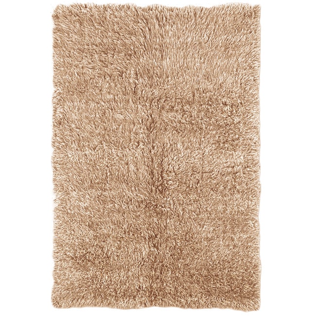 Flokati Super Heavy Tan Rug (3 X 5)