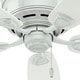 preview thumbnail 13 of 19, Hunter 48" Sea Wind Outdoor Low Profile Ceiling Fan with Pull Chain, Damp Rated
