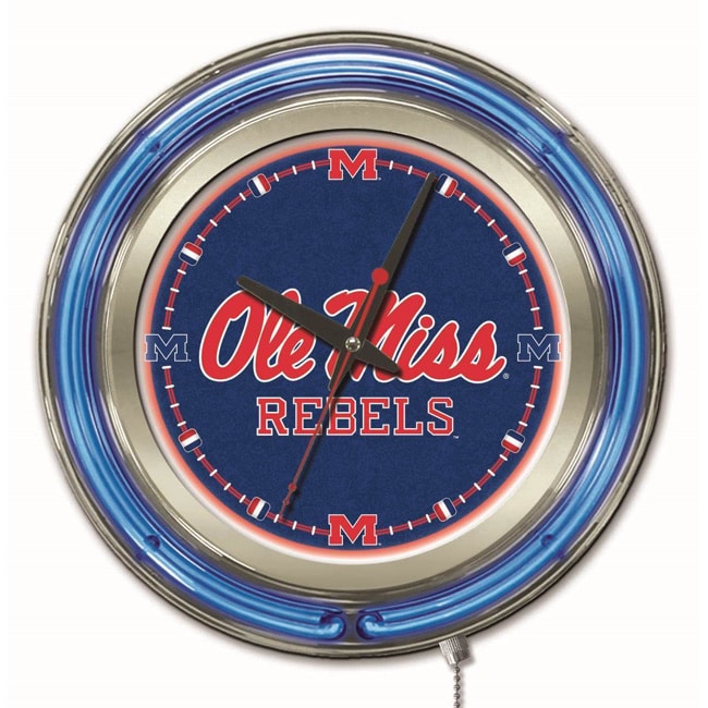 Holland Neon Sec Team Logo Clocks