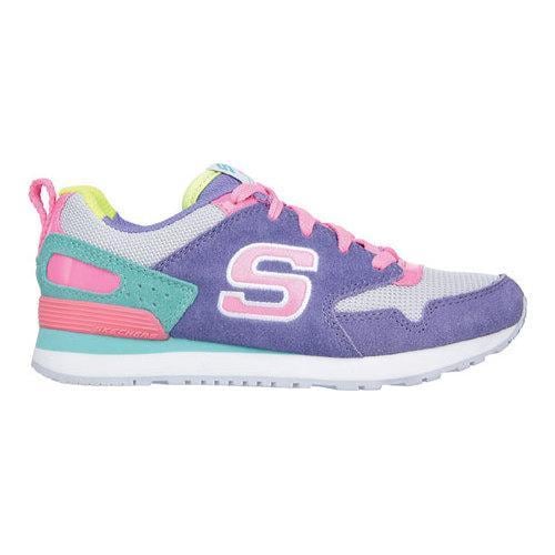 Girls Skechers Retrospect Retro Racer Sneaker Purple/Multi