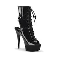 Women's Pleaser Adore 1021 Black Patent/Black - Free Shipping Today ...