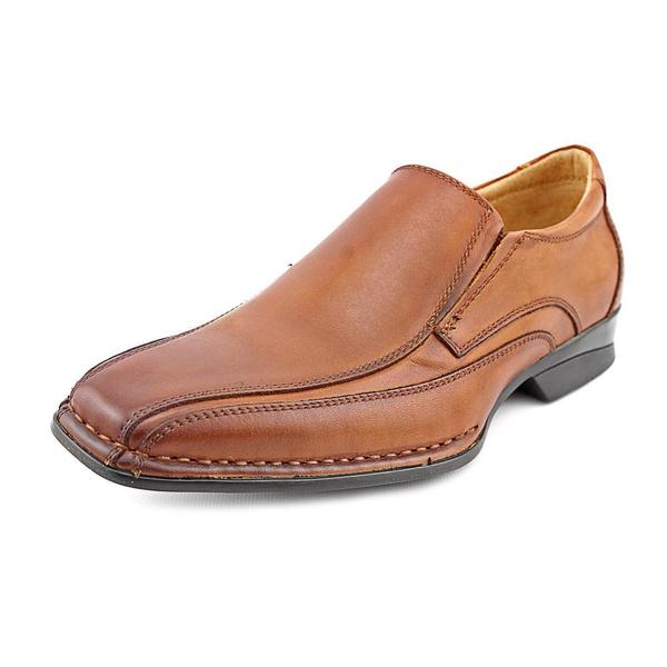 Boston Traveler Mens Leatherette Square Toe Slip on Loafers