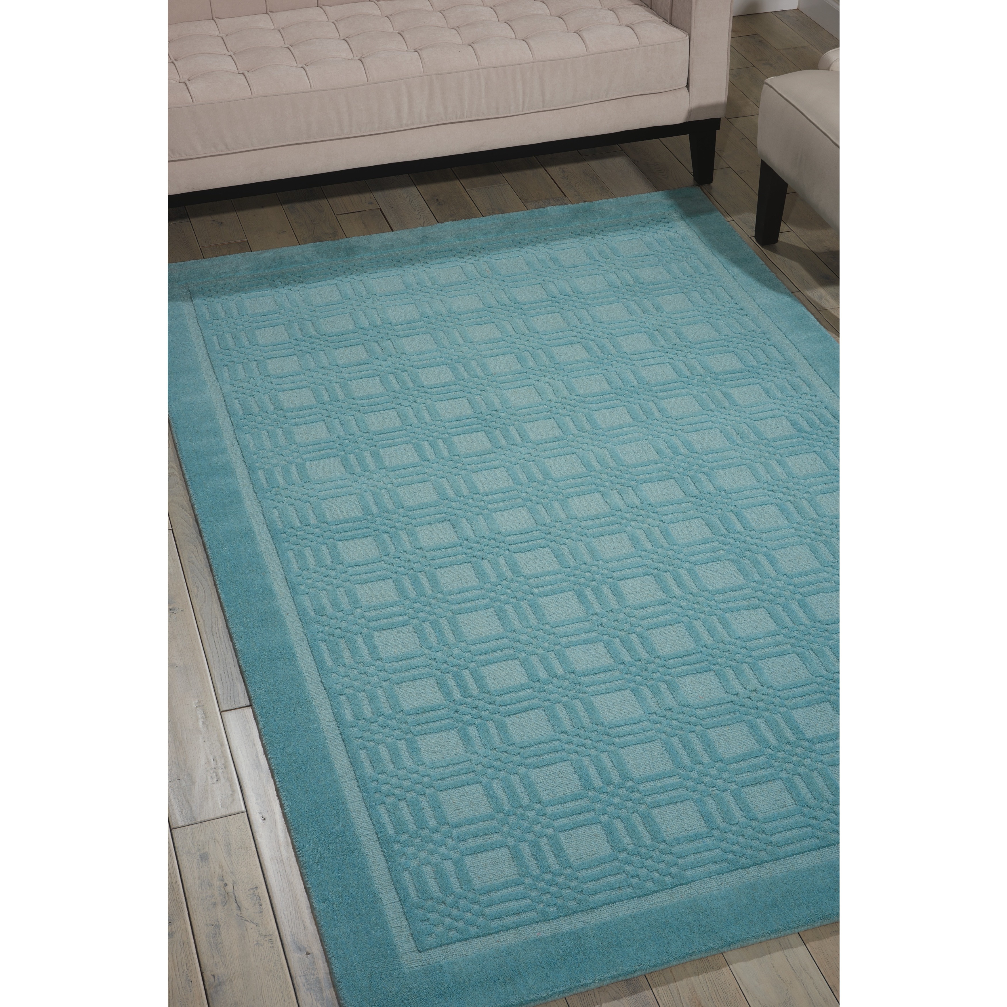 Nourison Westport Aqua Rug (36 X 56)