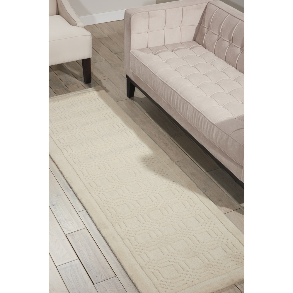 Nourison Westport Solid Geometric Area Rug