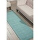 preview thumbnail 33 of 40, Nourison Westport Solid Geometric Area Rug 2'3" x 7'6" Runner - Light Blue