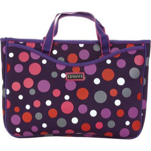 Womens Hadaki By Kalencom Neoprene 11.1 Netbook Sleeve/tote Bouncing Balls Berry