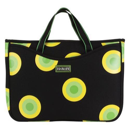 Womens Hadaki By Kalencom Neoprene 11.1 Netbook Sleeve/tote Obubbles Yellow