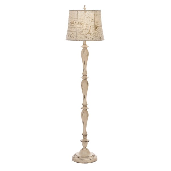 Polystone 64-inch Floor Lamp