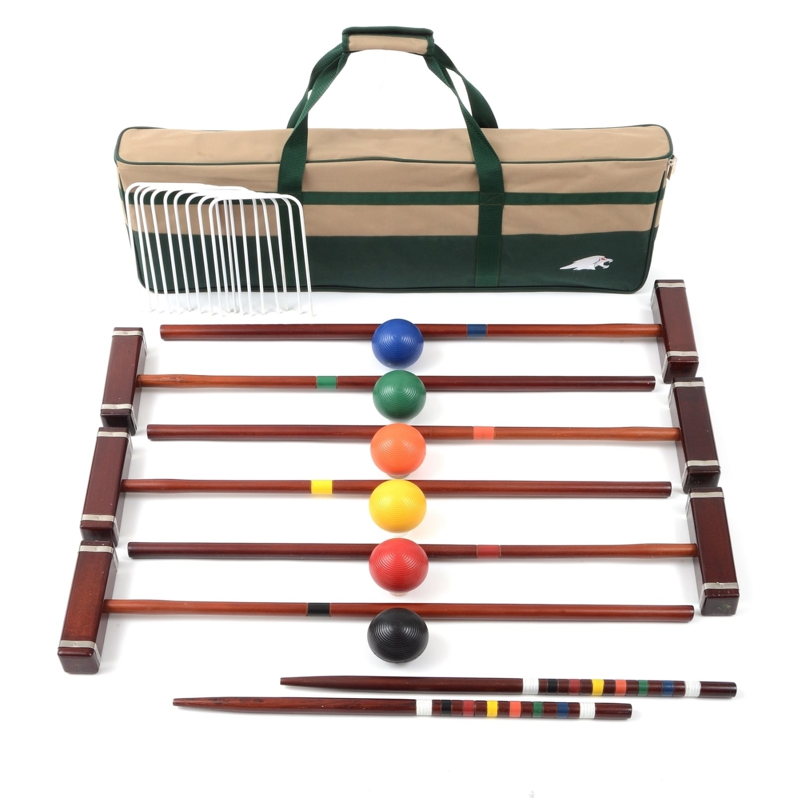 Lion Sports Platinum 6 Player 33 inch Croquet Set