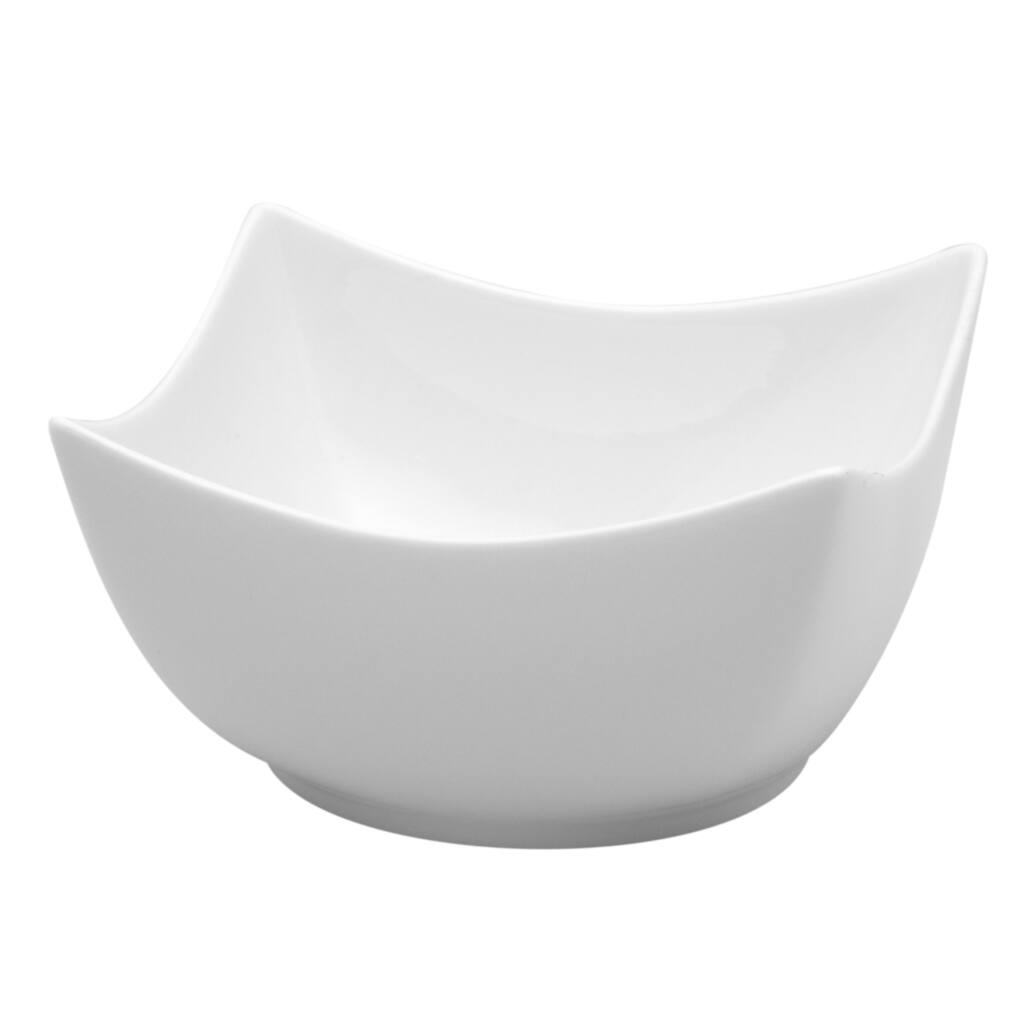 Vanilla Fare Square Bowl 5.5" 24oz (Set of 4)