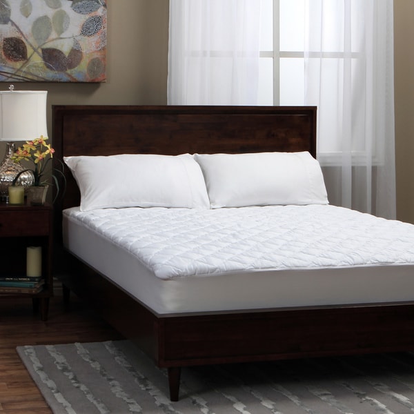 Sunbeam Quilted Heated Mattress Pad Queen On Sale Bed Bath