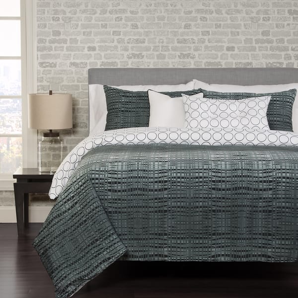 Interweave 4 Piece Duvet Cover Set Overstock