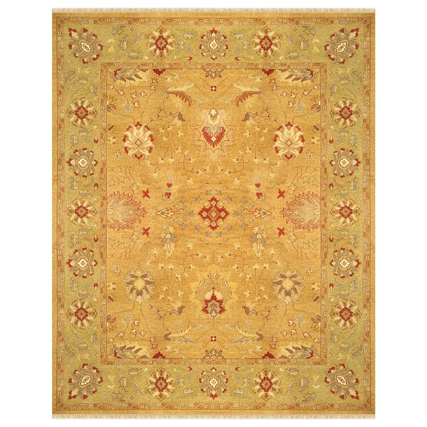 Feizy Hand knotted 100 percent Wool Pile Isabella Rug in Brown/Brown 8