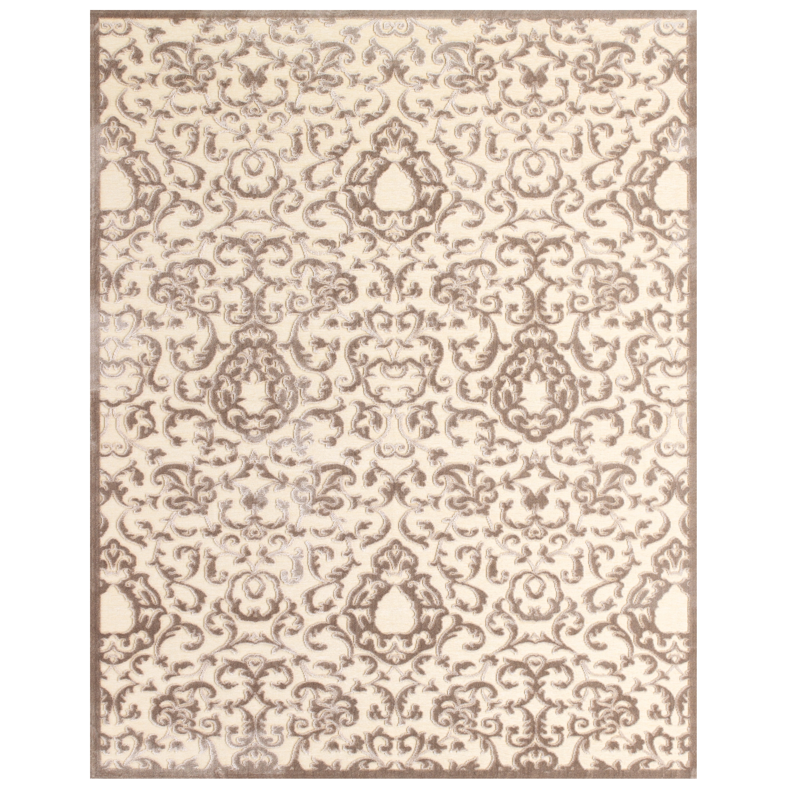 Penelope Cream Grey Rug (98 X 127)