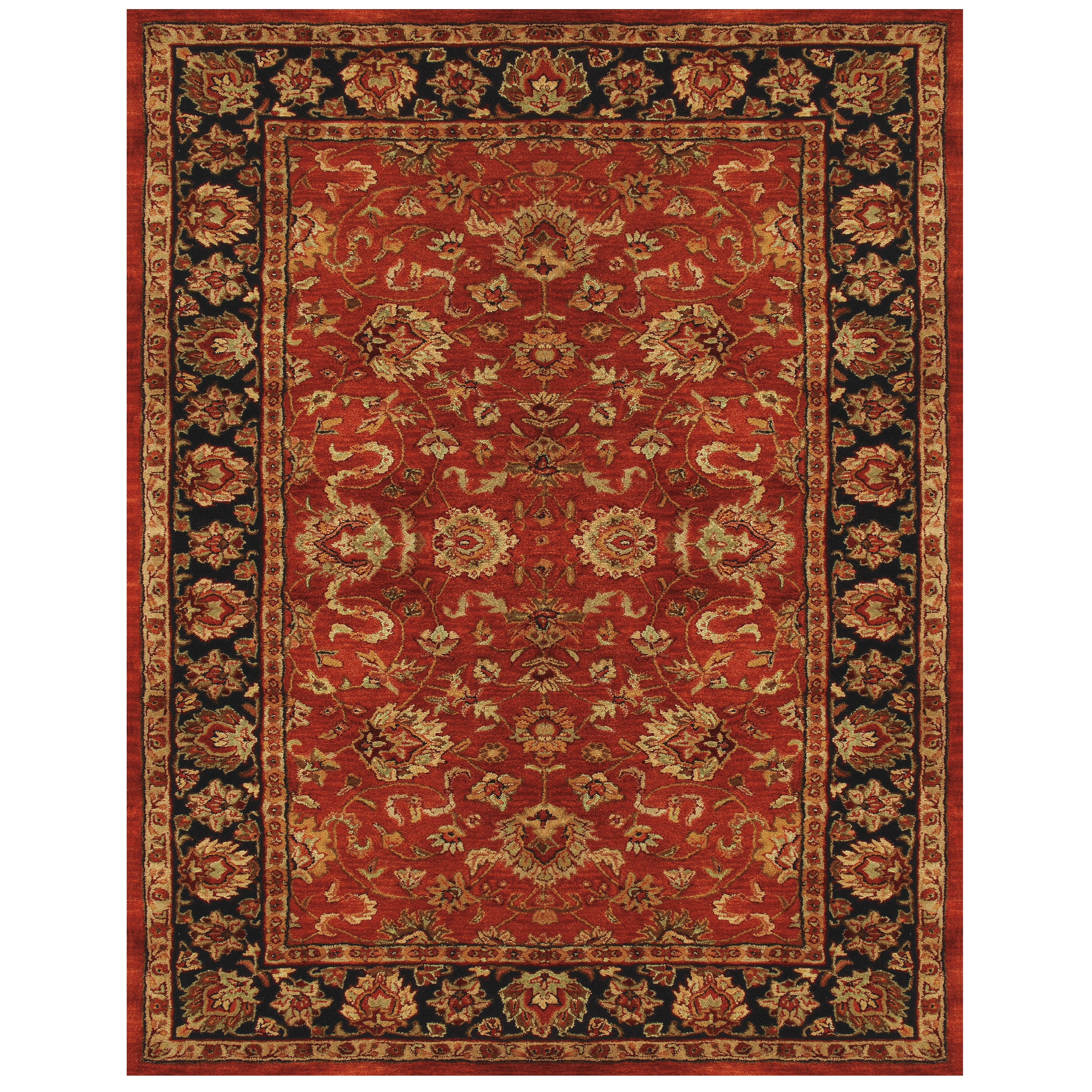 Abbey Red Navy Rug (93 X 13)