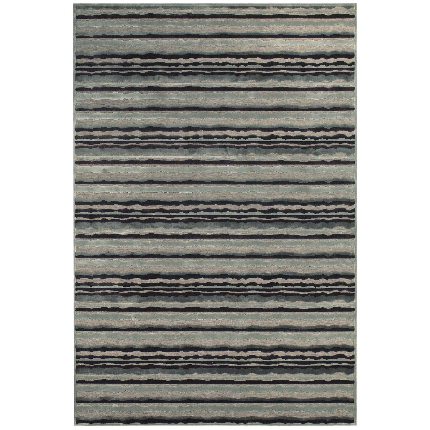 Laois Grey Silver Rug (76 X 106)