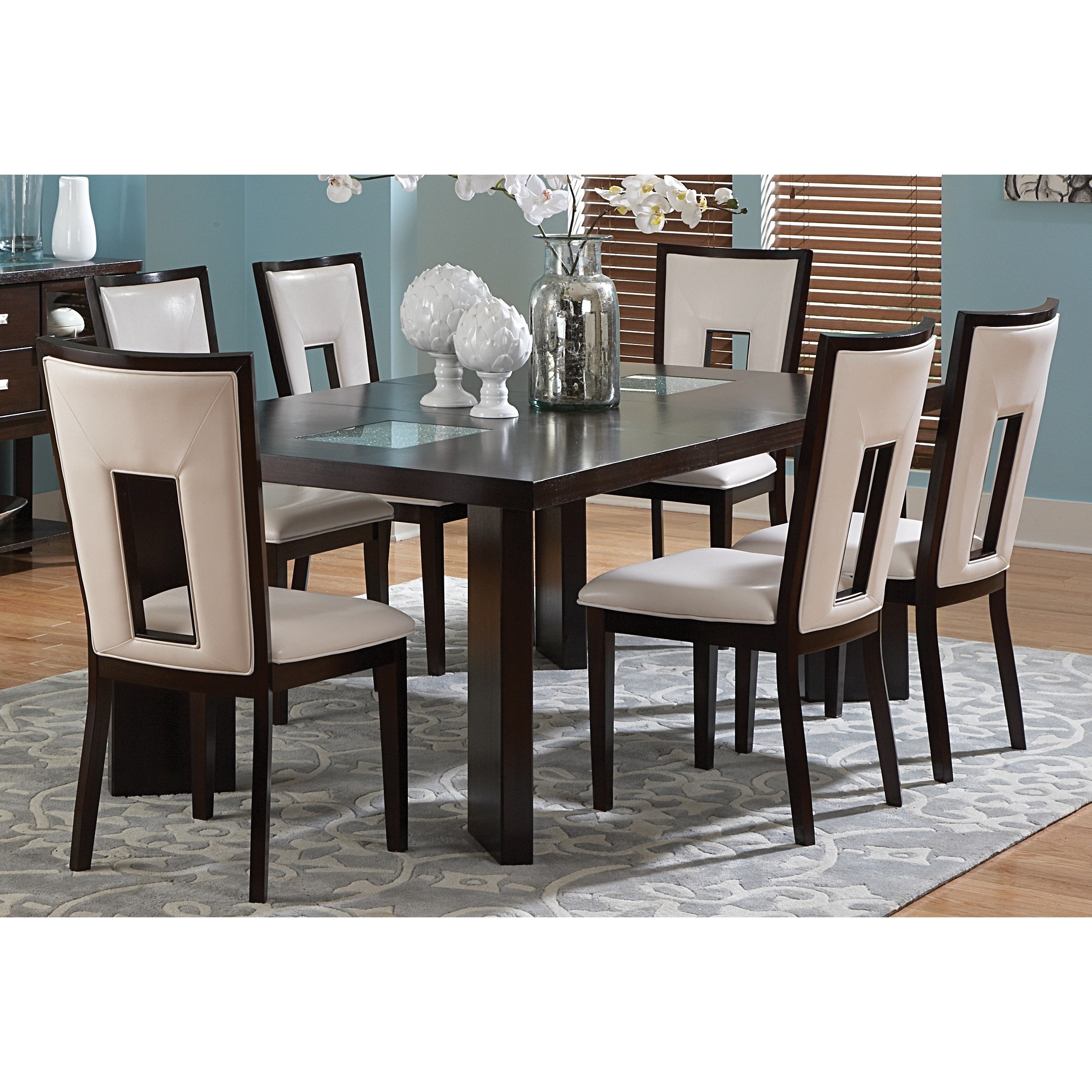 Domino Medium Espresso Dining Set