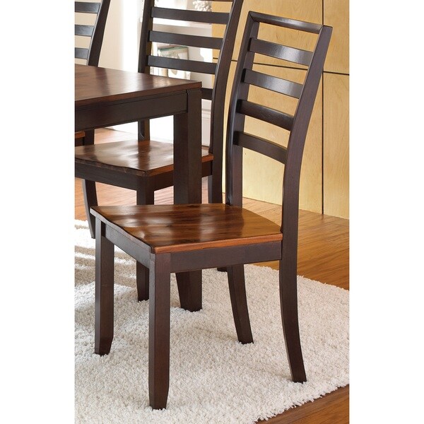 Greyson Living Acacia Solid Wood Dining Chair (Set of 2) 40 inches high x 19 inches wide x 22