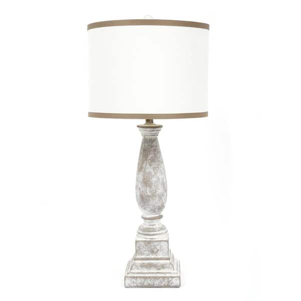 Fangio Lighting 31 Inch Ceramic Table Lamp With Designer Shade Overstock 9103733