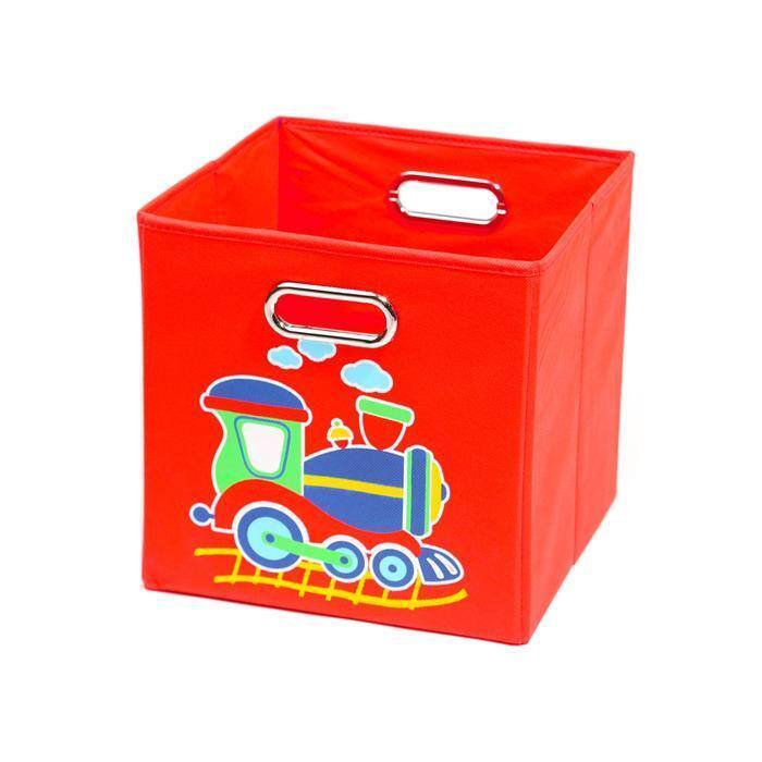 Nuby Red Train Folding Storage Bin