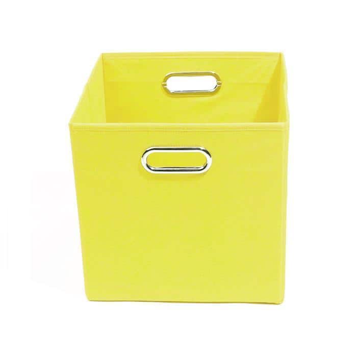 Sweets Solid Yellow Folding Storage Bin