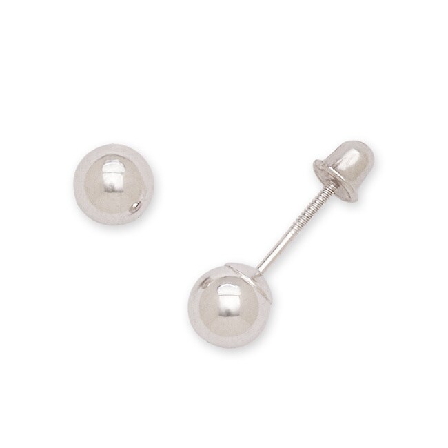 18K Yellow Gold 4MM Gold Ball Children's Earrings – Maurice's Jewelers